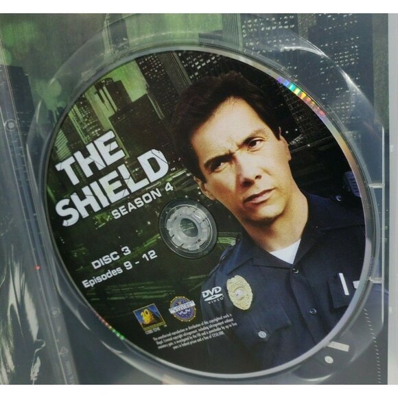 The Shield Complete Fourth Season Missing Disk 4 Minor Blemishes On 1 & 2 Clean - Picture 7 of 12